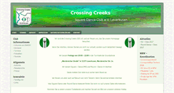 Desktop Screenshot of crossingcreeks.de